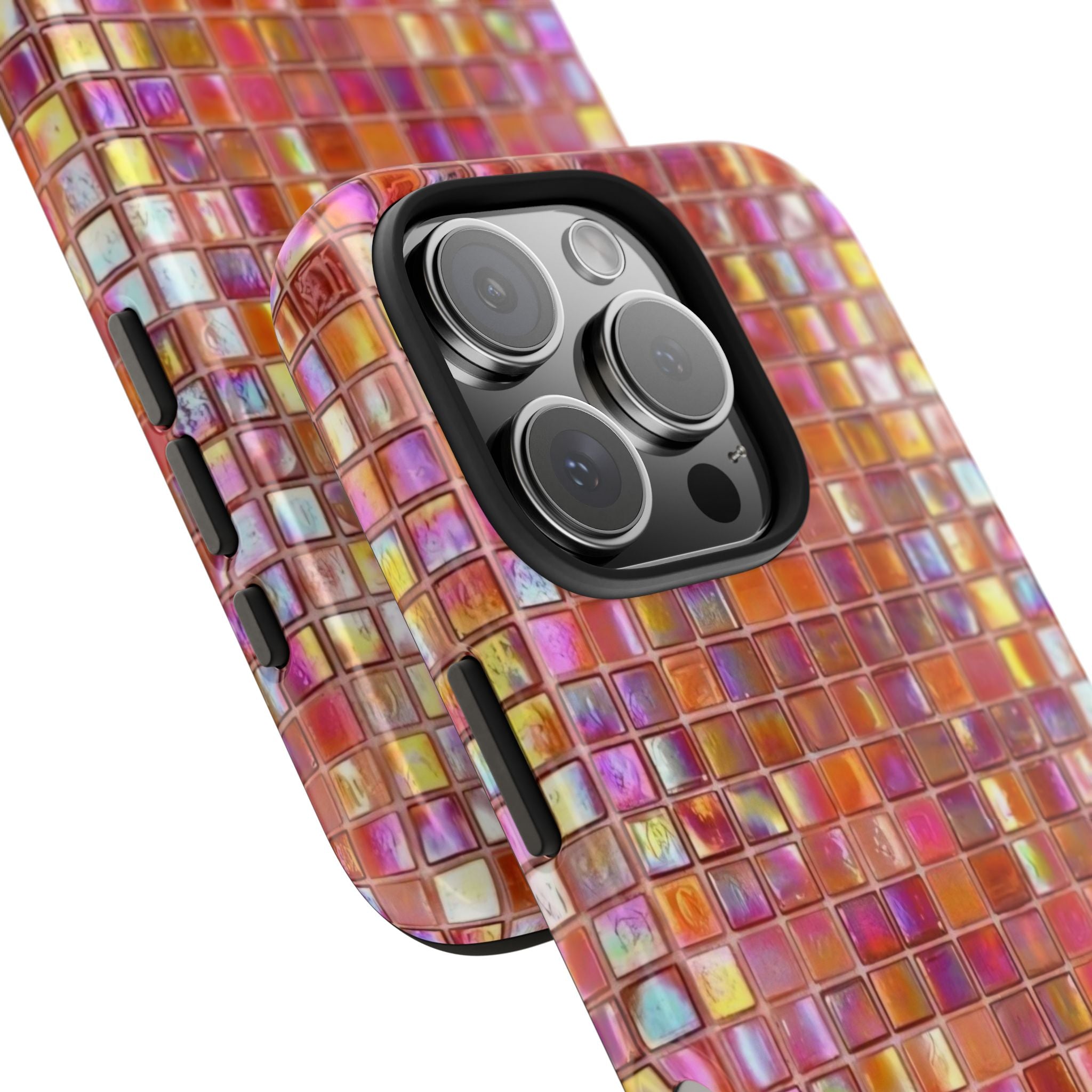 IRIDESCENT PINK MOSAIC